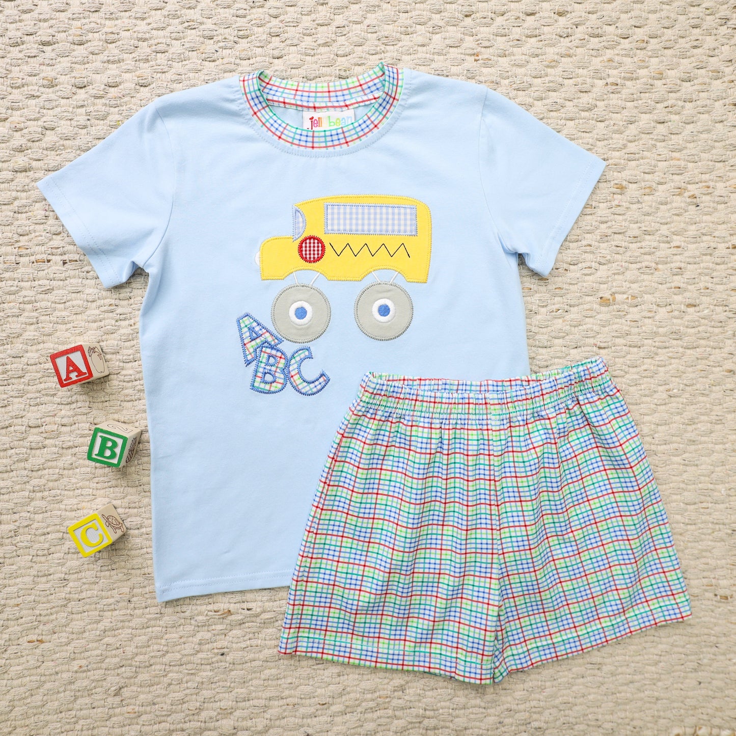 JB ABC Monster Bus Short Set
