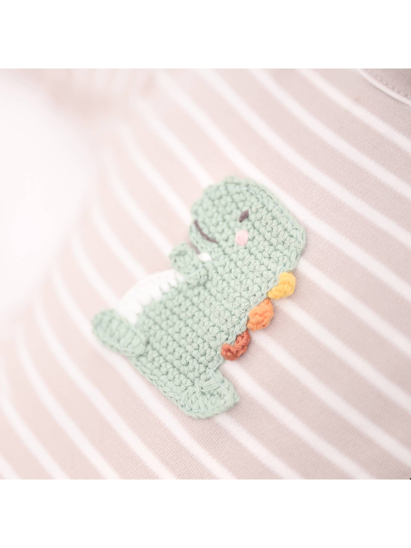 Albetta Crochet Baby Dino Romper