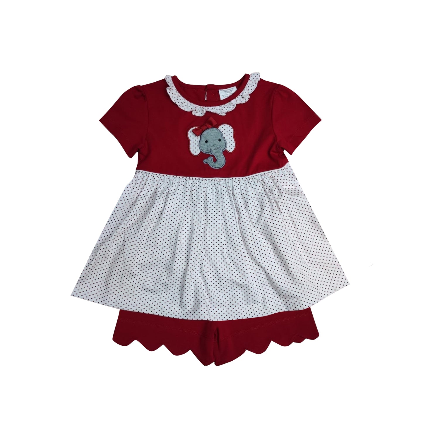 ISHTEX Girl's Alabama Elephant Short Set