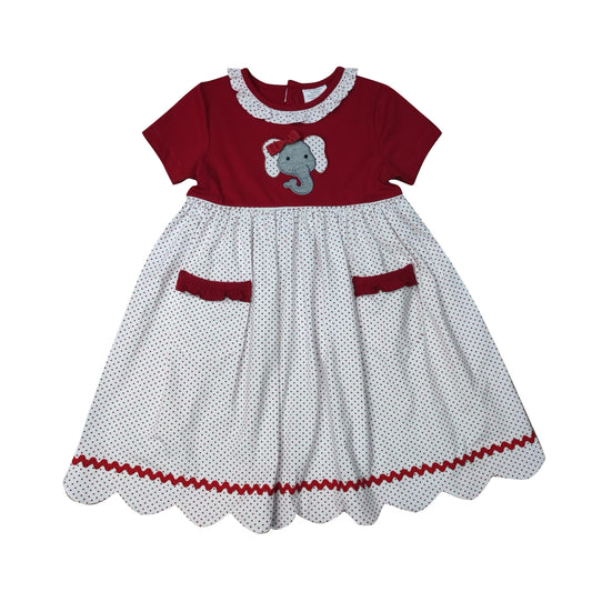 ISHTEX Girl's Alabama Elephant Dress