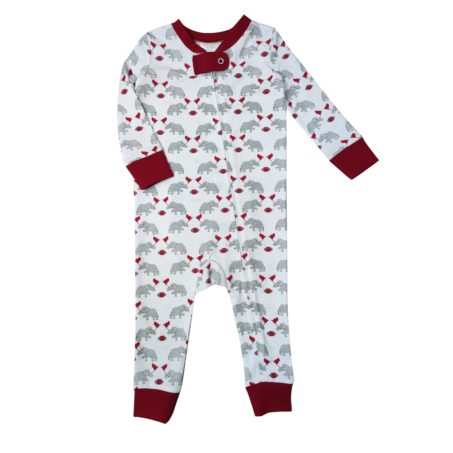 ISHTEX Unisex Alabama Elephant Playsuit