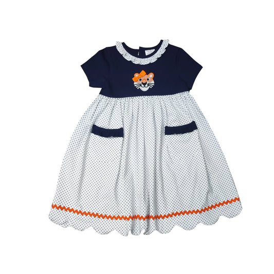 ISHTEX Girl's Auburn Tiger Dress