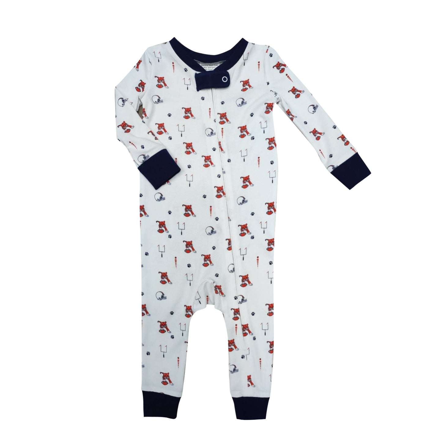 ISHTEX Unisex Auburn Tiger Playsuit