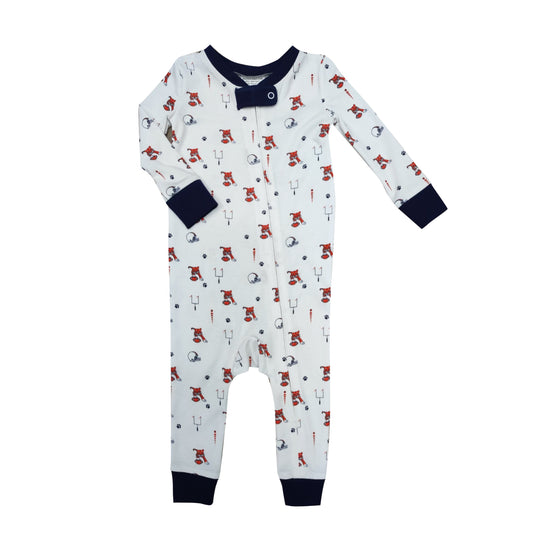 ISHTEX Unisex Auburn Tiger Playsuit