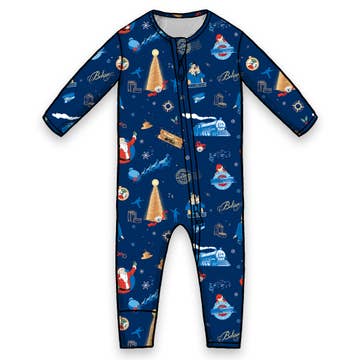 Bellabu Bear Polar Express Bamboo Kids Pajamas