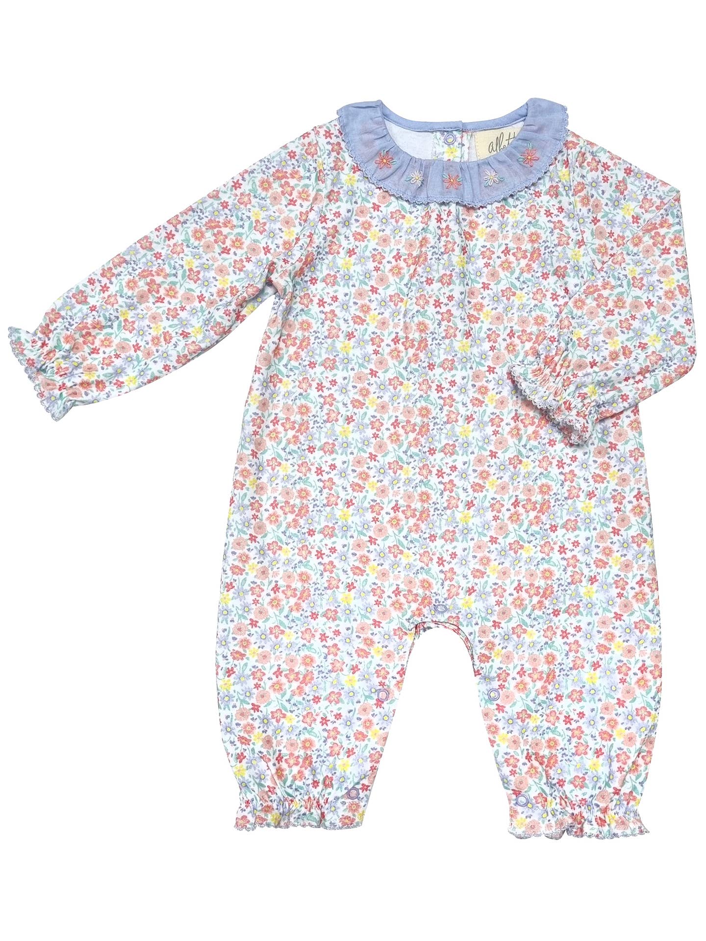 Albetta Laurie Print Baby Girl Romper