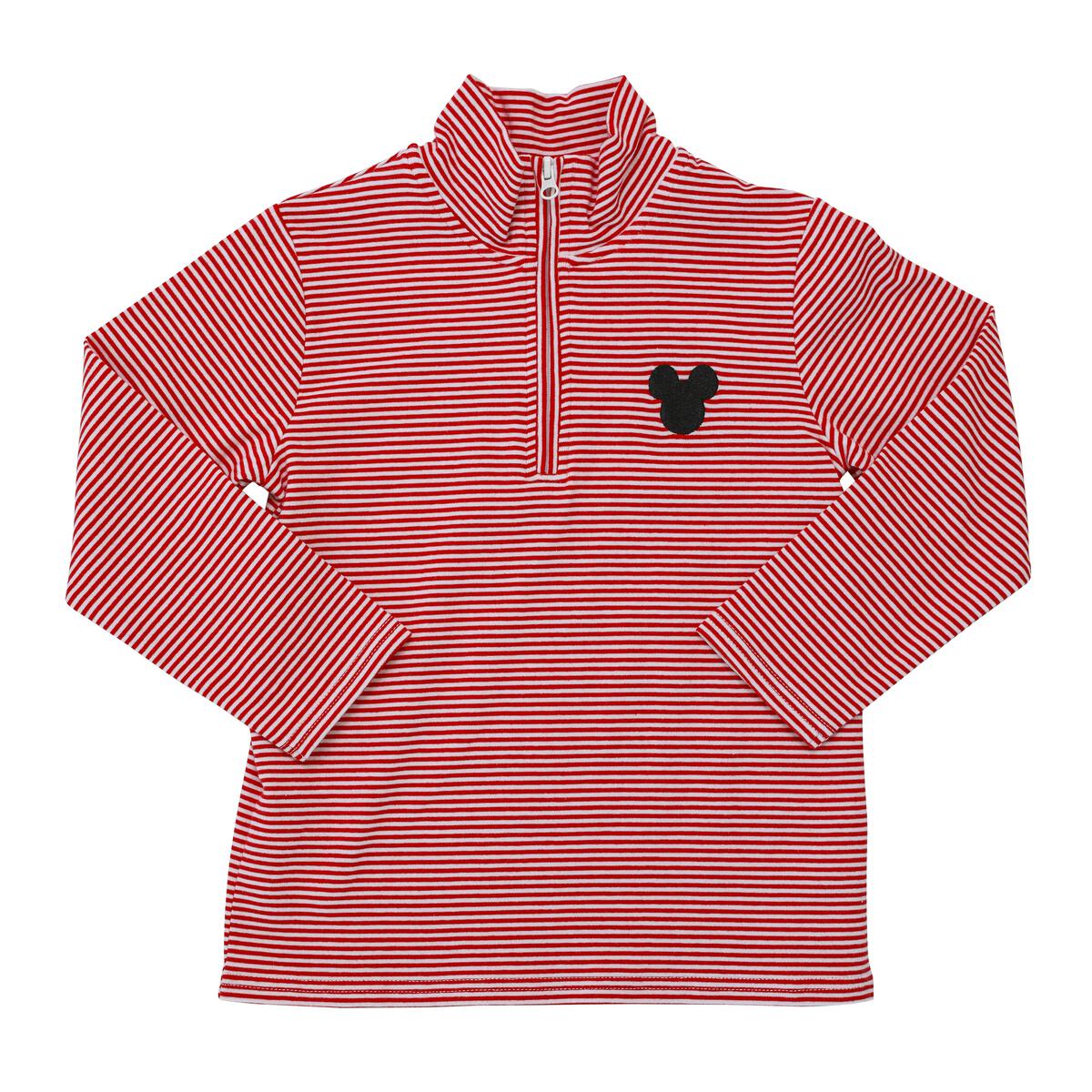 Itsy Bitsy Boys 1/4 Zip Red Mouse Pullover