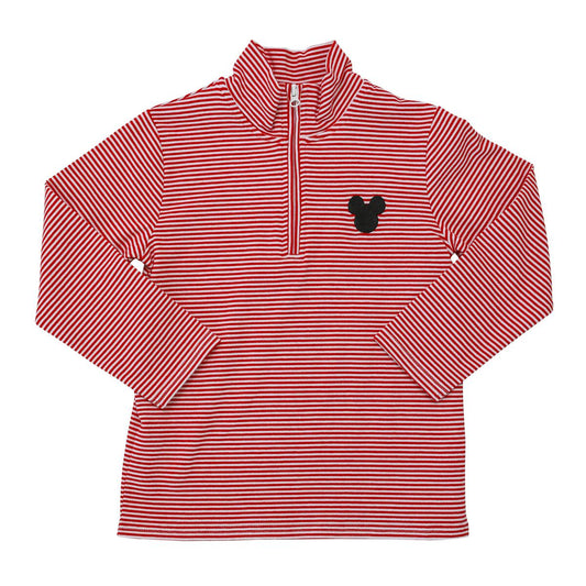 Itsy Bitsy Boys 1/4 Zip Red Mouse Pullover