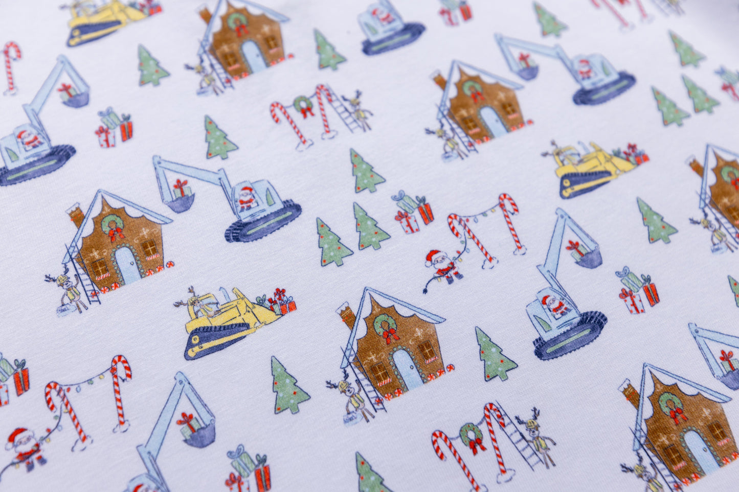 JB Boys Constructing Christmas 1/4 Zip Pullover