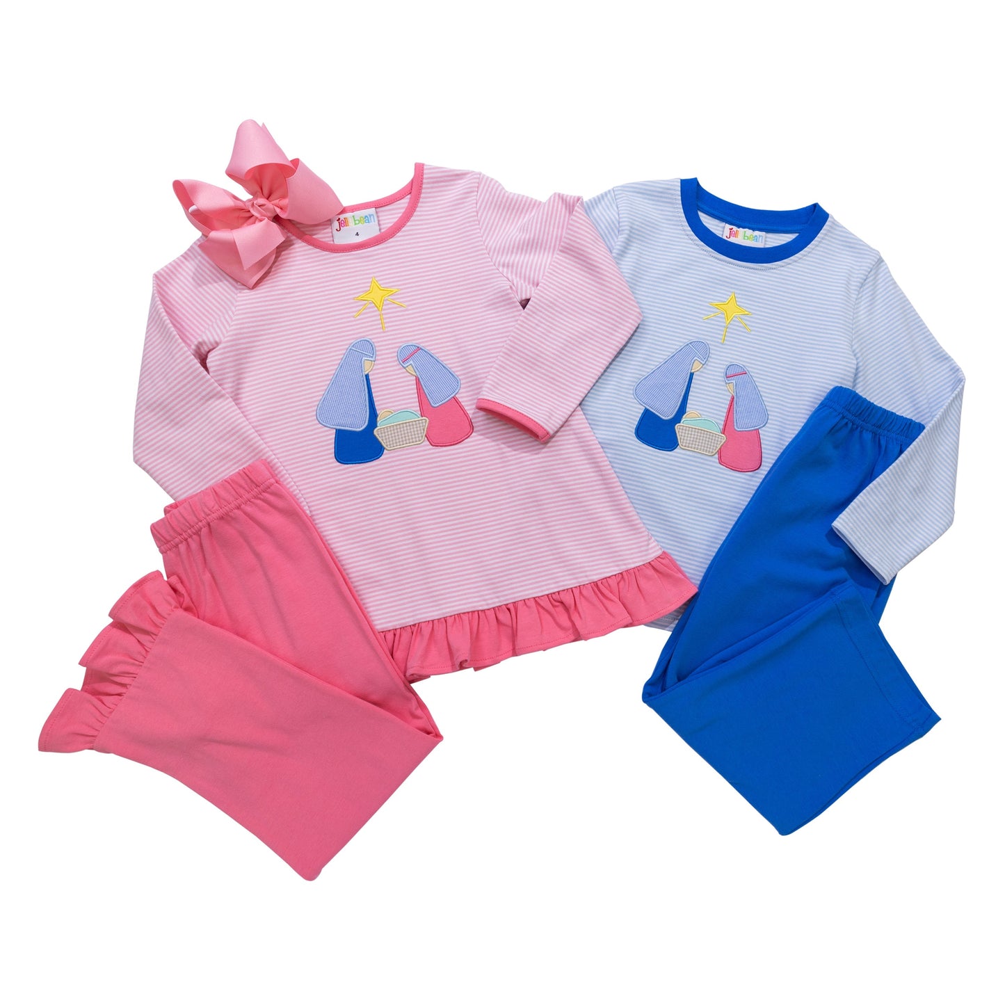 JB Boys Nativity Applique Pant Set