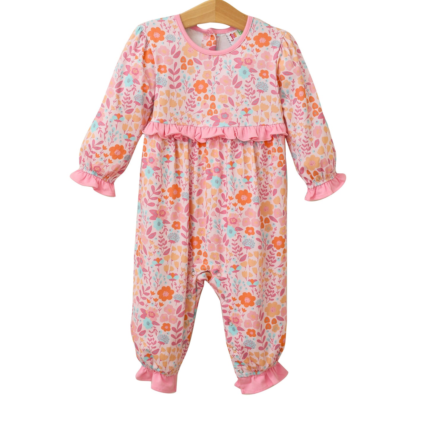 JB Girls Poppy Floral Romper
