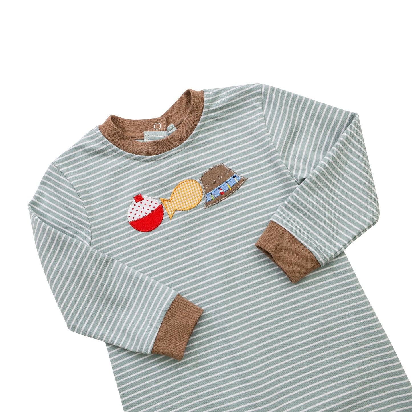 JB Boys Fishing Trio Romper