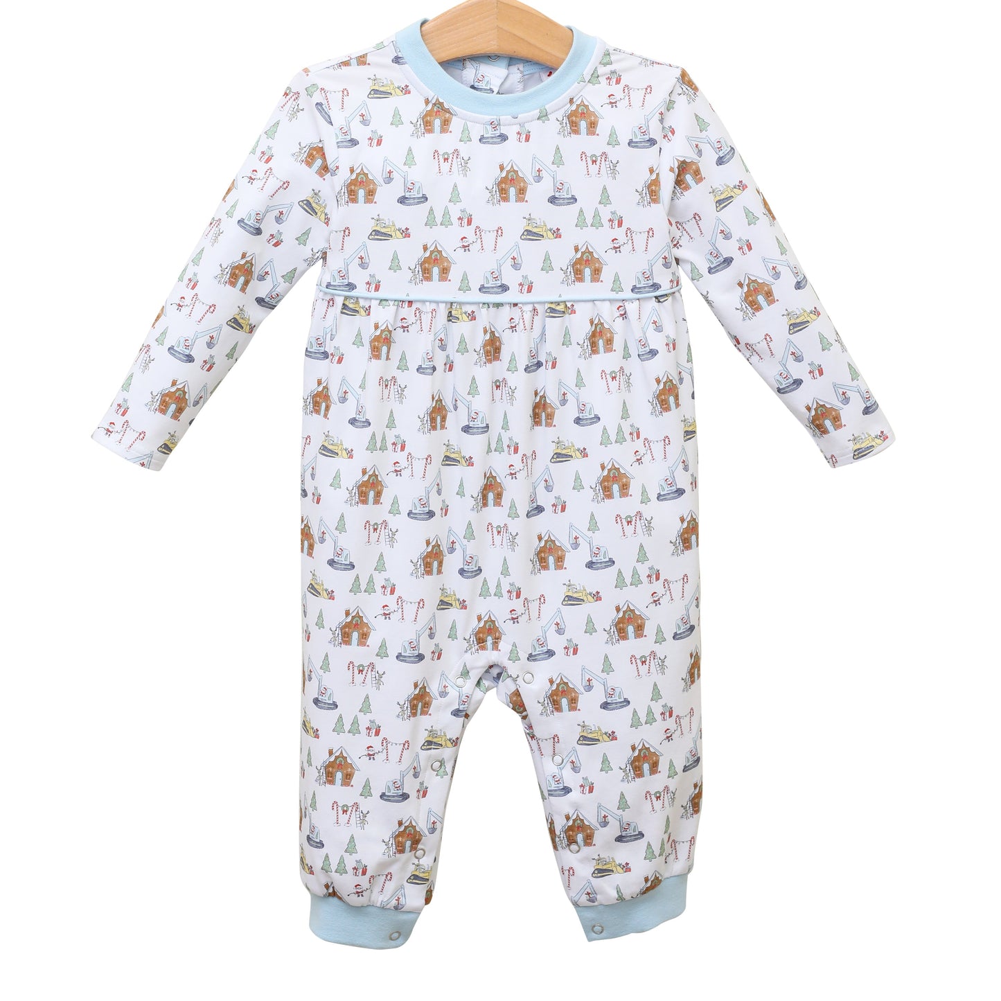 JB Boys Constructing Christmas Romper