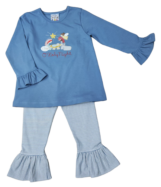 O’ Holy Night Ruffle Pant Set