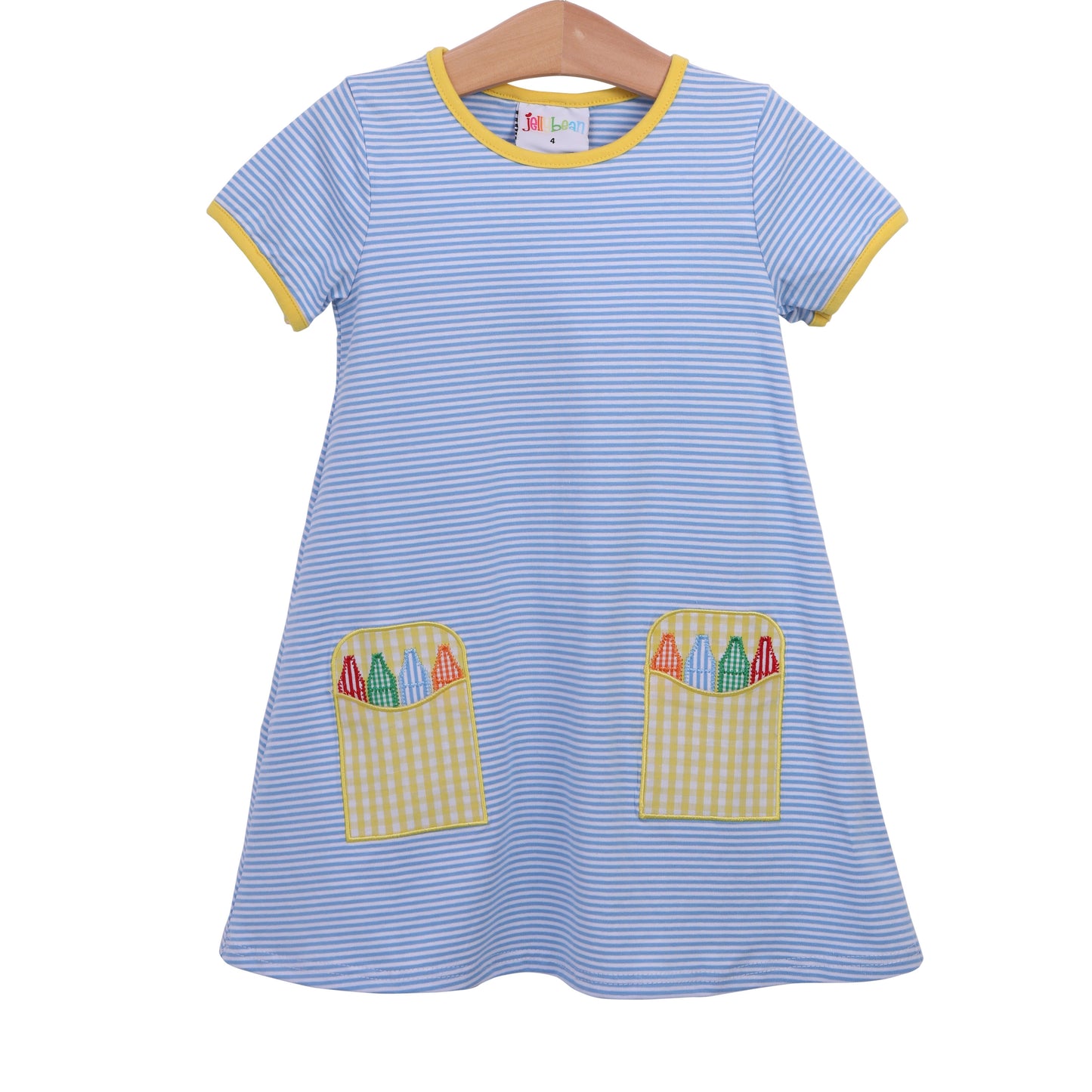 JB Crayon Pocket Applique Dress