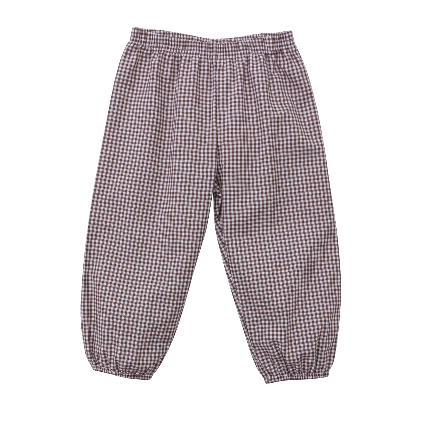 JB Boys Brown Gingham Bloomer Pants
