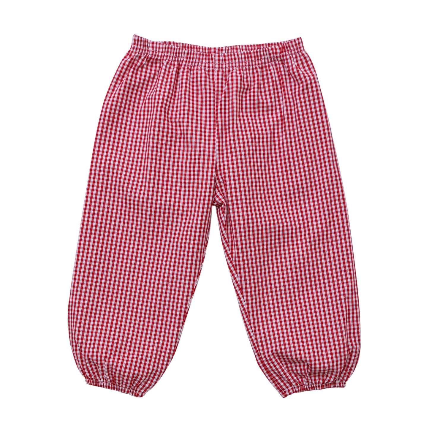 JB Boys Red Gingham Bloomer Pants