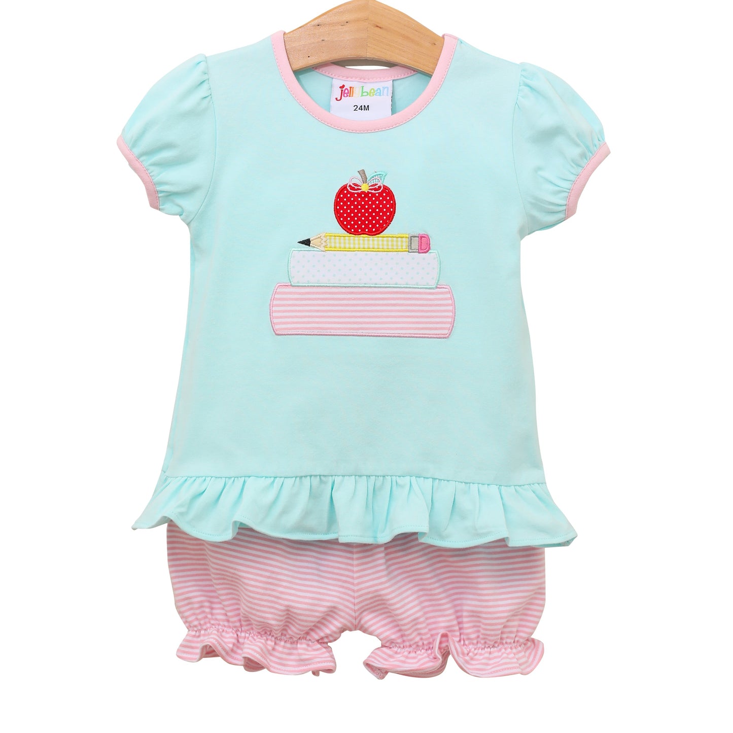 JB School Book Stack Girls Bloomer Set