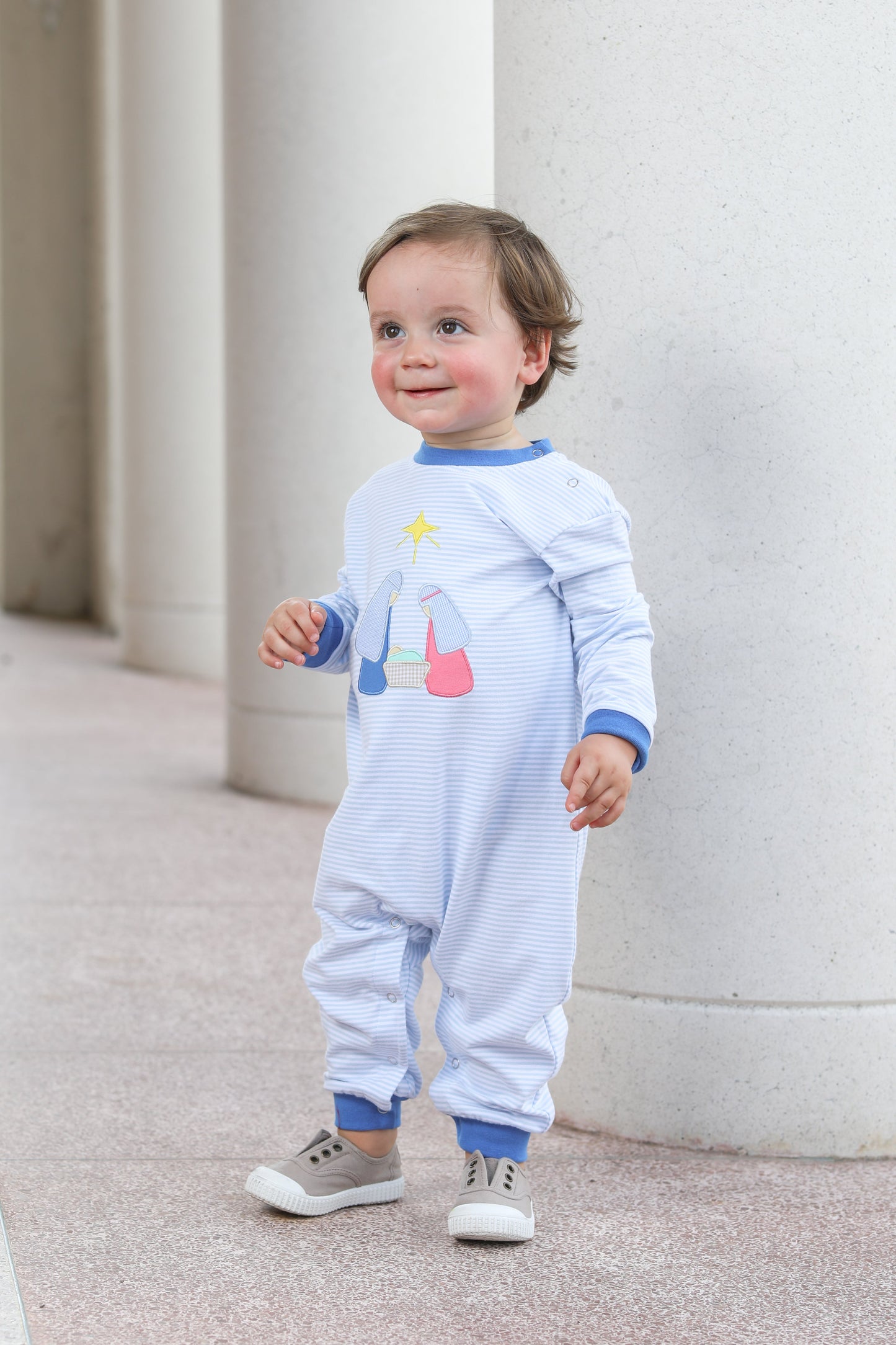 JB Boys Nativity Romper