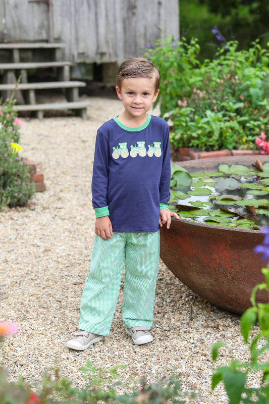 JB Boys Tractor Pants Set