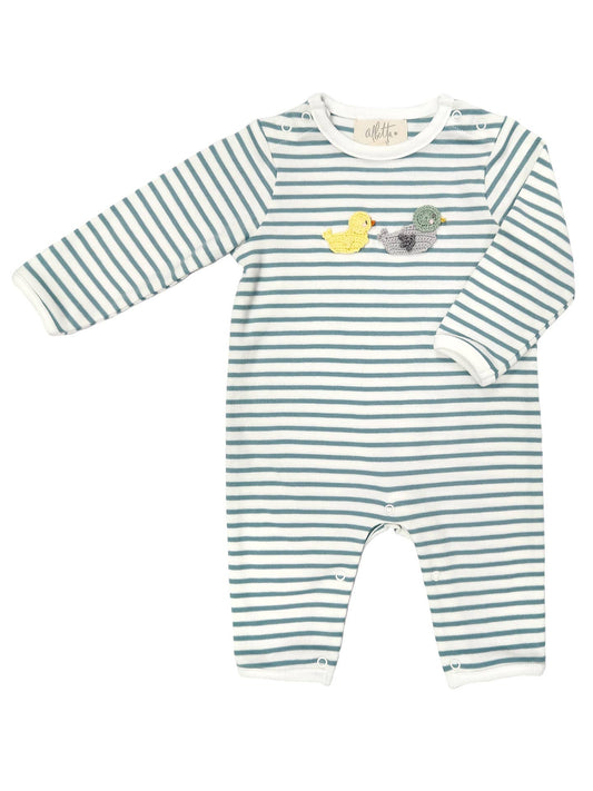 Albeta Unisex Crochet Baby & Daddy Duck Romper