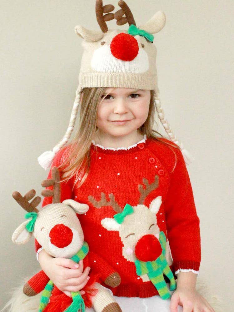 PA Ruby the Reindeer Knit Sweater