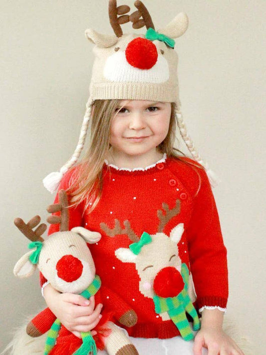 PA Ruby the Reindeer Knit Sweater