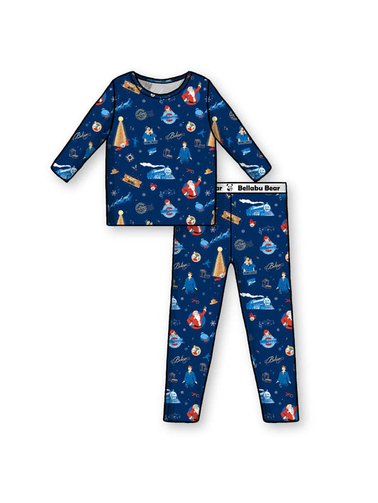 Bellabu Bear Polar Express Bamboo Kids Pajamas